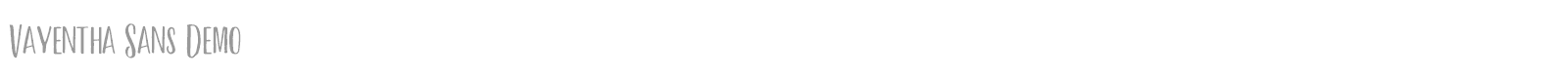 Vayentha font preview